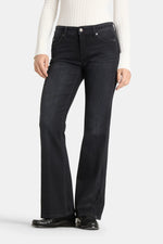Load image into Gallery viewer, Cambio Paris Flared Jeans in Shaping Dark Black
