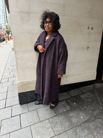Load image into Gallery viewer, Nierami Long knitted Coat in Purple
