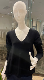 Load image into Gallery viewer, Sarah Pacini Long Sleeve Black Sweater
