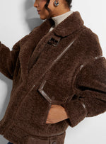 Load image into Gallery viewer, Lamarque Faux Fur Bomber jacket Badu
