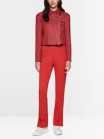 Load image into Gallery viewer, Marc Cain Printed Scuba Jacket in Red
