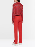 Load image into Gallery viewer, Marc Cain Printed Scuba Jacket in Red
