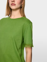 Load image into Gallery viewer, Marc Cain Cotton shirt with fringe
