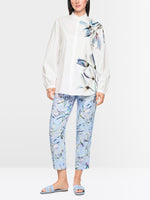 Load image into Gallery viewer, Marc Cain Long blouse with lily print

