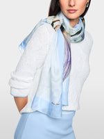 Load image into Gallery viewer, Marc Cain Silk scarf with lily print
