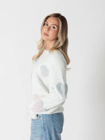 Load image into Gallery viewer, Lyle &amp; Luxe Sweater AjaxSherpa Ice/Pastel
