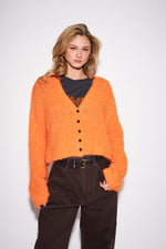 Load image into Gallery viewer, John &amp; Jenn Tangerine Crush Cardigan
