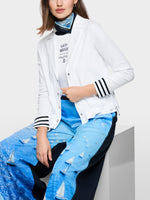 Load image into Gallery viewer, Marc Cain White Sporty blazer
