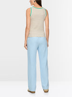 Load image into Gallery viewer, Marc Cain Striped stretch cotton top
