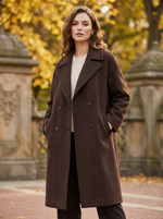 Load image into Gallery viewer, Hiso Wool/Cashmere DB Coat
