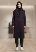 Load image into Gallery viewer, Nierami Long knitted Coat in Purple
