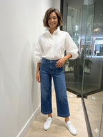 Load image into Gallery viewer, Mary N Max Cotton white blouse
