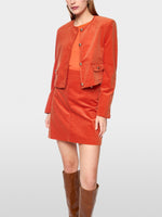 Load image into Gallery viewer, Marc Cain Cropped Sporty Corduroy jacket
