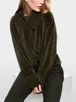 Load image into Gallery viewer, Marc Cain Chenille yarn turtleneck jumper
