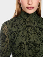 Load image into Gallery viewer, Marc Cain Shirt with velvet flocking
