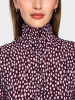 Load image into Gallery viewer, Marc Cain Long-sleeved shirt with polka dot print
