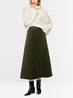 Load image into Gallery viewer, Marc Cain Boiled wool midi skirt
