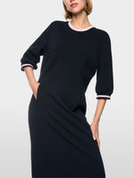 Load image into Gallery viewer, Marc Cain A-line dress with ribbed details
