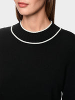 Load image into Gallery viewer, Marc cain Knitted sweater with contrasting trim
