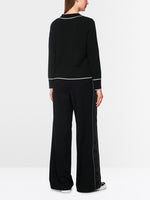Load image into Gallery viewer, Marc cain Knitted sweater with contrasting trim
