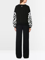 Load image into Gallery viewer, Marc Cain Leo Printed V-Neck Sweater
