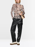 Load image into Gallery viewer, Marc Cain Super-stretch shirt with magma print
