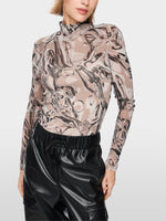 Load image into Gallery viewer, Marc Cain Super-stretch shirt with magma print
