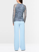 Load image into Gallery viewer, Marc cain Mesh shirt with animal print
