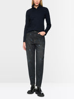 Load image into Gallery viewer, Marc Cain Long-sleeved shirt with stand-up collar
