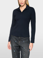 Load image into Gallery viewer, Marc Cain Long-sleeved shirt with stand-up collar
