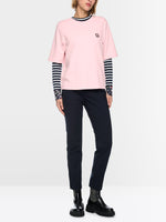 Load image into Gallery viewer, Marc Cain Short-sleeved shirt with floral patch
