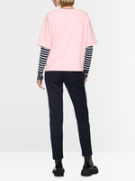 Load image into Gallery viewer, Marc Cain Short-sleeved shirt with floral patch
