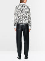 Load image into Gallery viewer, Marc Cain Cotton blouse with leopard print
