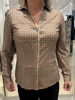 Load image into Gallery viewer, Tinta Green Printed Blouse Nerea
