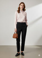 Load image into Gallery viewer, Repeat Loose Fit Silk Shirt with Side Slits
