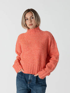 LYLA AND LUXE CALLI MOCKNECK SWEATER