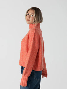 LYLA AND LUXE CALLI MOCKNECK SWEATER