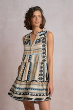 Load image into Gallery viewer, Cotton V-Neck Dress
