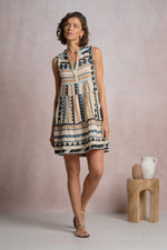 Load image into Gallery viewer, Cotton V-Neck Dress
