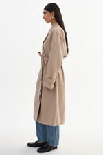 Load image into Gallery viewer, LaMarque Oversize Trench in Khaki Colette
