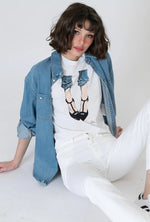 Load image into Gallery viewer, Cpress T-shirt Downtown in white
