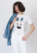 Load image into Gallery viewer, Cpress T-shirt Downtown in white
