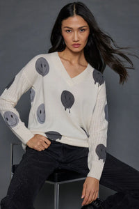 Lisa Todd Mood Check Cashmere Sweater