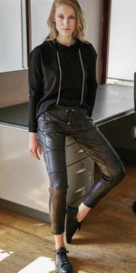 Load image into Gallery viewer, Raffaello Rossi  Pant Candy Leather Jersey
