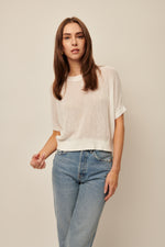 Load image into Gallery viewer, Line Short Sleeve Sweater Emersyn
