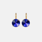 Load image into Gallery viewer, Rebecca Price Light Sapphire Rivoli Drops- Gold
