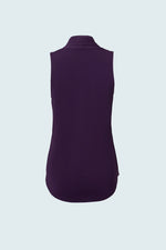 Load image into Gallery viewer, Iris Matte jersey sleeveless pleated v-neck top

