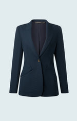 Load image into Gallery viewer, Iris Single Breasted Jacket Navy
