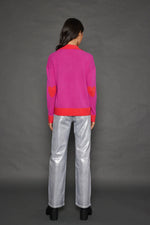 Load image into Gallery viewer, Lisa Todd Cashmere Sweater Polo Pop
