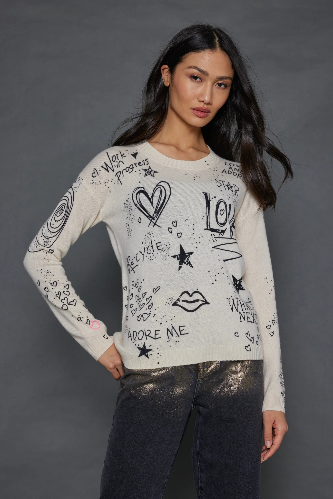 Lisa Todd Cashmere Sweater The messenger